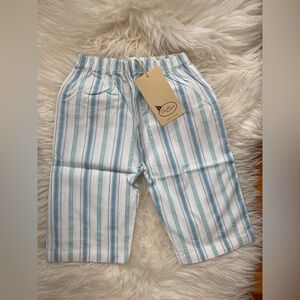 Pierrot la Lune Kids Blue Stripe organic Cotton Bottoms